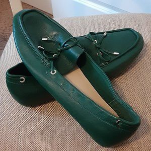 Leather Moccasins w/Bow